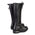 Milwaukee Leather MBL9365 Women's Classic Black Leather 14-Inch Harness Square Toe Tall Motorcycle Boots