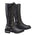 Milwaukee Leather Women's Wide-Width Classic Black Leather 14-Inch Harness Square Toe Tall Motorcycle Boots MBL9365W