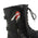 Milwaukee Leather Women's Graze Black Leather Lace-Up Motorcycle Boots with Zipper Pocket MBL9369