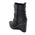 Milwaukee Leather MBL9437 Women's Black Triple Strap Fashion Boots with Platform Wedge