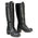 Milwaukee Leather MBL9442 Women's Black Lace-Up Tall Biker Fashion Boots with Platform Heel & Studs