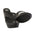 Milwaukee Leather MBL9460 Women's Black Wedge Fashion Casual Sandals with Studded Straps