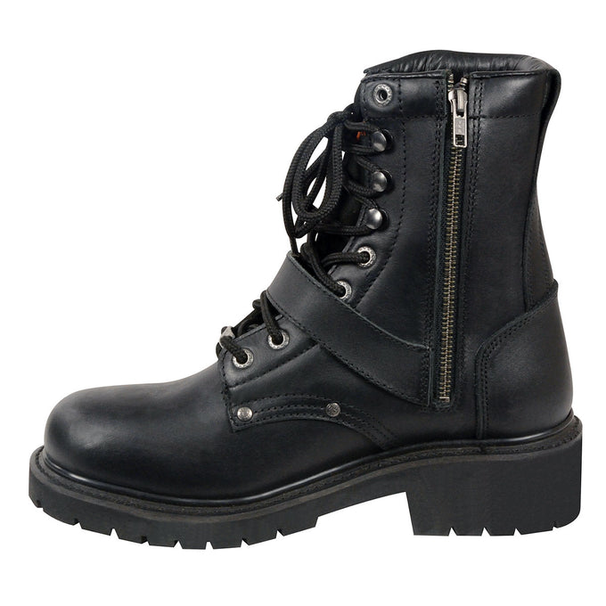 Mens wide store boots with zipper