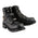 Milwaukee Leather Men's Wide-Width Classic Black Leather Lace-Up 6-inch Engineer Boots with Side Buckle MBM9010W