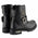 Milwaukee Leather MBM9040 Men's Black 6-inch Classic Engineer Motorcycle Leather Boots with Side Zipper