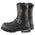 Milwaukee Leather MBM9071WP Men's Black 'Wide Width' 9-inch Waterproof Engineer Leather Biker Boots with Reflective Piping