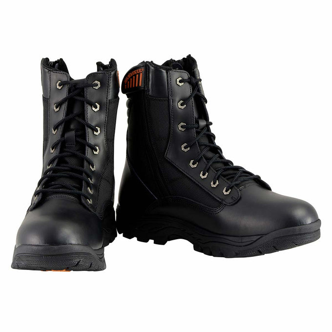 Tactical Boots Military Combat Shoes Cadet Men Boot Motorcycle Leather  Black Us