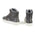 Milwaukee Leather MBM9153 Men's Vintage Grey Leather High-Top Reinforced Street Riding Waterproof Shoes