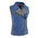 Milwaukee Leather MDL4030 Women's Blue Denim Zipper Front Motorcycle Vest with Studded Spikes