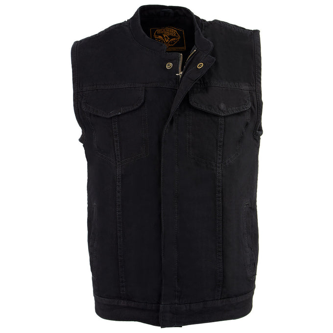 Black jean sale vest