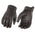 Milwaukee Leather MG7502 Men's Black Leather ‘Cool-Tec’ with i-Touch Screen Compatible Gel Palm Motorcycle Hand Gloves