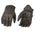 Milwaukee Leather MG7510 Men's Black Leather Gel Padded Palm Short Wrist Motorcycle Hand Gloves W/ ‘Full Panel Cover’