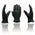 Milwaukee Leather MG7595 Men's Black Deerskin Unlined Motorcycle Hand Gloves W/ Sinch Wrist Closure