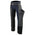 Milwaukee Leather Chaps for Men's Black Thick Braided Naked Soft Leather -Front Coin Pocket Motorcycle Chap- ML1135