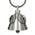 Milwaukee Leather MLB9013 'Angel Skull Biker' Motorcycle Good Luck Bell | Key Chain Accessory for Bikers