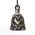 Milwaukee Leather MLB9018 'Love and Rose' Motorcycle Good Luck Bell | Key Chain Accessory for Bikers