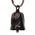 Milwaukee Leather MLB9027 Black 'Wings with Pink Diamonds' Motorcycle Good Luck Bell | Key Chain Accessory for Bikers