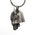 Milwaukee Leather MLB9029 'Viking Skull with Black Eyes' Motorcycle Good Luck Bell | Key Chain Accessory for Bikers