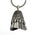 Milwaukee Leather MLB9042 'Bald Eagle Head' Motorcycle Good Luck Bell | Key Chain Accessory for Bikers