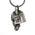 Milwaukee Leather MLB9052 'Viking Skull Horns with Black Eyes' Motorcycle Good Luck Bell | Key Chain Accessory for Bikers
