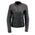 Milwaukee Leather MLL2570 Women's 'Phoenix Embroidered' Black and Fuchsia Pink Leather Motorcycle Jacket