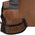 Milwaukee Leather MLL4509 Women's 'Smoocher' Vintage Two Tone Crazy Horse Brown and Black Leather Club Style Motorcycle Vest