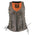 Milwaukee Leather MLL4531 Women's Distress Brown Leather Open V-Neck Side Lace Stitching Detail Motorcycle Rider Vest