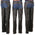 Milwaukee Leather MLL6516 Women's Classic Black Rub-Off Low Rise Premium Leather Chaps