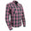 Milwaukee Leather MNG21604 Women's Casual Black with Pink Long Sleeve Casual Cotton Flannel Shirt