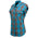 Milwaukee Leather MNG21623 Women's Flannel Brown/Aqua Button Down Sleeveless Cut Off Shirt w/ Frill Arm