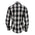 NexGen MNG21633 Women's Black and White Long Sleeve Cotton Flannel Shirt
