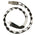 Milwaukee Leather 36'' Genuine Leather Whip - Black and White Get Back Whip for Handlebar - Biker Whip - MP7900