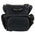 Milwaukee Leather MP8170 Medium Black '5 Pocket' Textile Motorcycle Double Barrel Sissy Bar Rack Bag