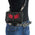 Milwaukee Leather MP8850 Ladies 'Winged' Leather Black and Red Multi Pocket Belt Bag