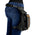 Milwaukee Leather MP8897 Black and Tan Conceal and Carry Leather Thigh Bag with Waist Belt