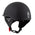 Milwaukee Helmets Momentum Matte Black Half Face Motorcycle Helmet w/ Drop Down Visor for Men and Women DOT Approved MPH9718DOT