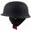 Milwaukee Helmets MPH9740DOT 'Motorrad' DOT German Style Matte Black Half Face Motorcycle Helmet for Men and Women Biker