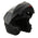 Milwaukee Performance Helmets MPH9804DOT Matte Black Modular Racing Helmet with Drop Down Tinted Visor