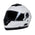 Milwaukee Helmets MPH9816DOT 'Breeze' White Advanced Motorcycle Modular Helmet for Men and Women Biker w/ Drop Down Visor