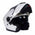 Milwaukee Helmets MPH9816DOT 'Breeze' White Advanced Motorcycle Modular Helmet for Men and Women Biker w/ Drop Down Visor