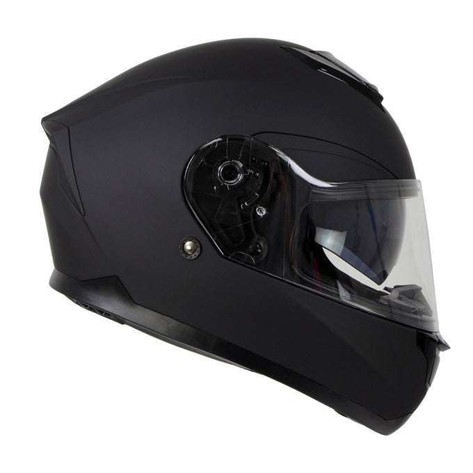 NEW Motorcycle Helmet DOT Full Face Matte Black + SHIELD OPTIONS