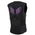 Milwaukee Leather MPL1955 Ladies 'Winged Embroidery' Black and Purple Textile Vest