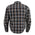 Milwaukee Leather MPM1643 Men's Plaid Flannel Biker Shirt with CE Approved Armor - Reinforced w/ Aramid Fiber