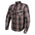 Milwaukee Leather MPM1652 Men's Plaid Flannel Biker Shirt with CE Approved Armor - Reinforced w/ Aramid Fiber