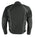 Milwaukee Leather MPM1793 Black Armored Mesh Motorcycle Jacket for Men - All Season Biker Jacket