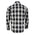 Nexgen Heat Men's NXM1601SET Riffraff Black/Grey/White Heated Flannel Sleeve Shirt Outdoor Activities w/Battery