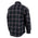 NexGen Heat Men's NXM1602SET Riffraff Black/Grey/Red Heated Flannel Sleeve Shirt for Outdoor Activities w/ Battery