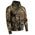 Nexgen Heat MPM1776SET Men's Camouflaged Heated Zipper Hoodies - Warming Camo Hoodie for Hunting w/ Battery