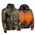 Nexgen Heat NXM1776SET Men's Camouflaged Heated Zipper Hoodies - Warming Camo Hoodie for Hunting w/ Battery