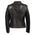 Milwaukee Leather Women's Zip Front Stand Up Collar Black Leather Jacket SFL2860